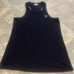 Gym shark Women's Black Tank Top